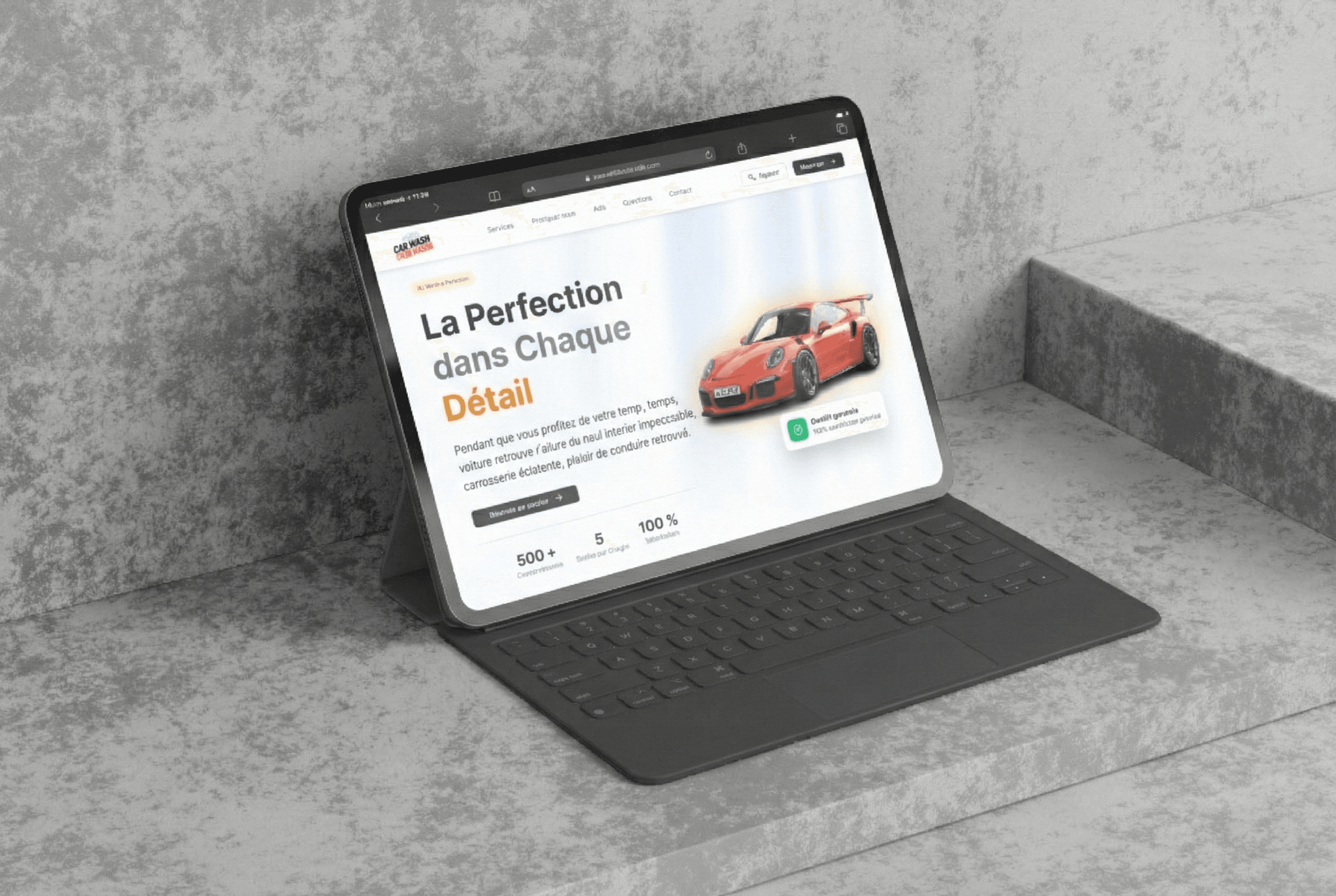 Car Wash Tablet Mockup 1